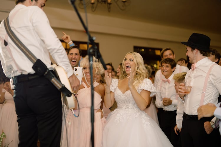 What a treat it was to be part of this special day! Rydel's brothers performed at the wedding, a dream come true for the glowing bride. It also served as the perfect opportunity to jump on stage a few times and delight the guests . . .