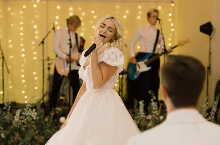 What a treat it was to be part of this special day! Rydel's brothers performed at the wedding, a dream come true for the glowing bride. It also served as the perfect opportunity to jump on stage a few times and delight the guests . . .