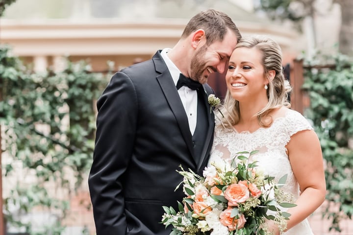 Newlyweds at Sterling Hotel by Wedgewood Weddings