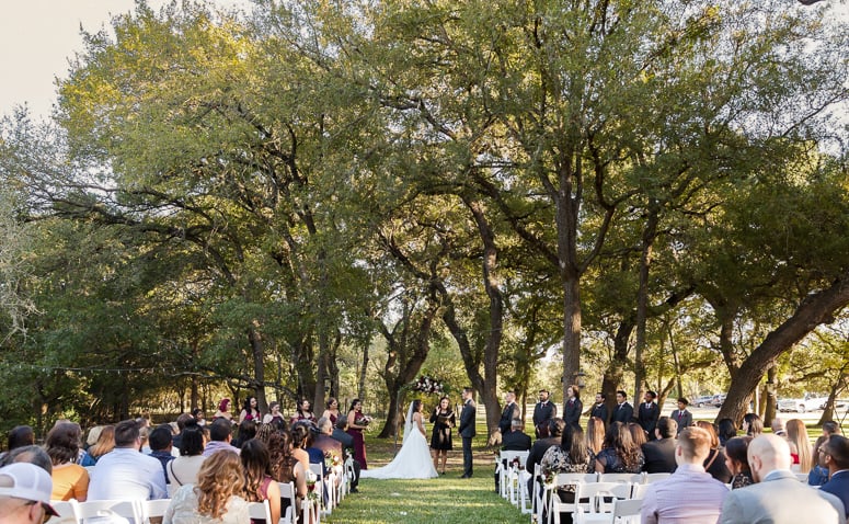 Scenic Springs by Wedgewood Weddings - Site de cérémonie bordé d'arbres