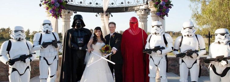 Starwars Wedding at Vellano Estate by Wedgewood Weddings