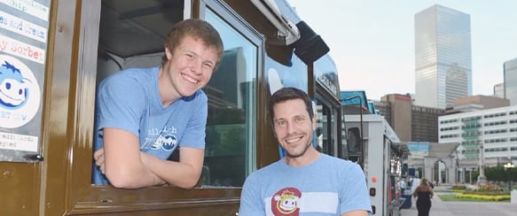 The Sweet Cow Ice Cream Truck Team in Denver