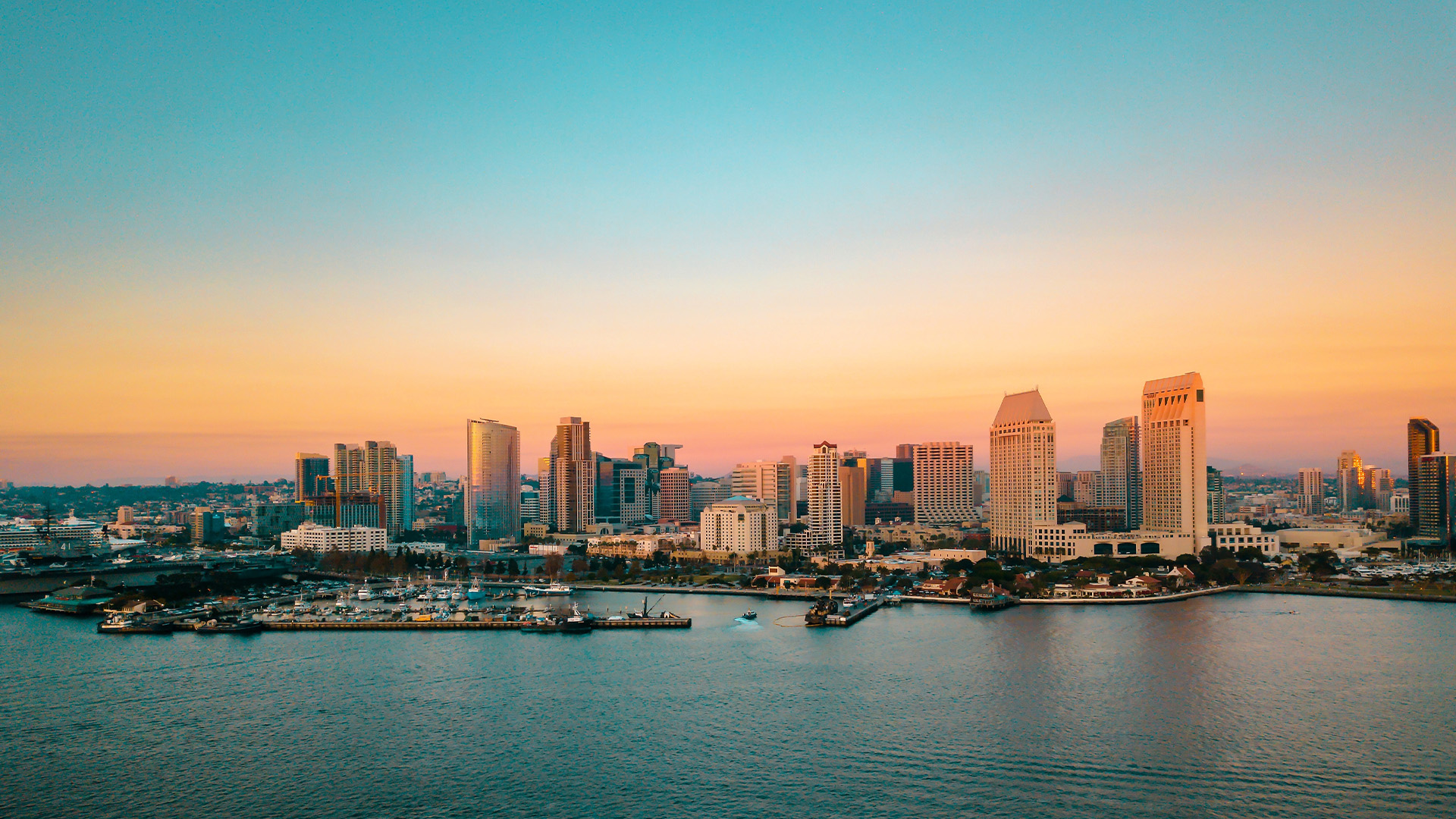 San Diego Bay and Skyline