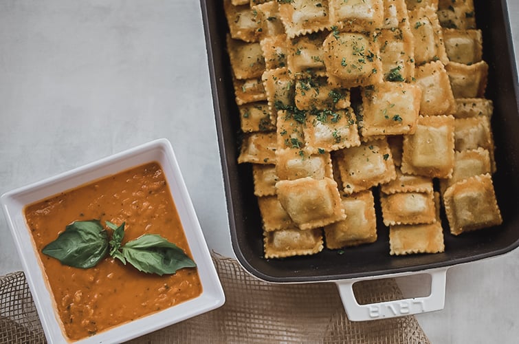 Ravioli Appetizers for our Premier and Elite Packages