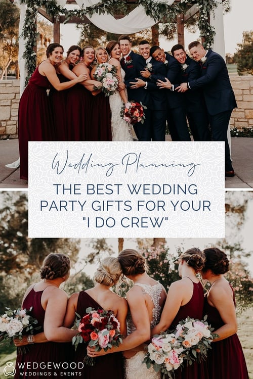 Your wedding party works hard to help make sure that your wedding experience is fun, unique, and stress-free. From hosting showers and bachelor parties to standing by your side on the big day, they do a lot - so it's important to say thank you! Choosing wedding party gifts for your friends, family, and loved ones should be fun and easy. Enjoy our guide to the best wedding party gift ideas, plus some essential tips to make sure is a seamless process.