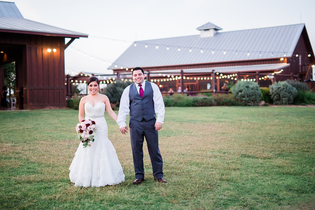 Handsome Couple at Gorgeous Ranch Wedding Venue in San Antonio, TX