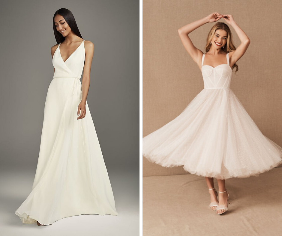 light and airy wedding dresses