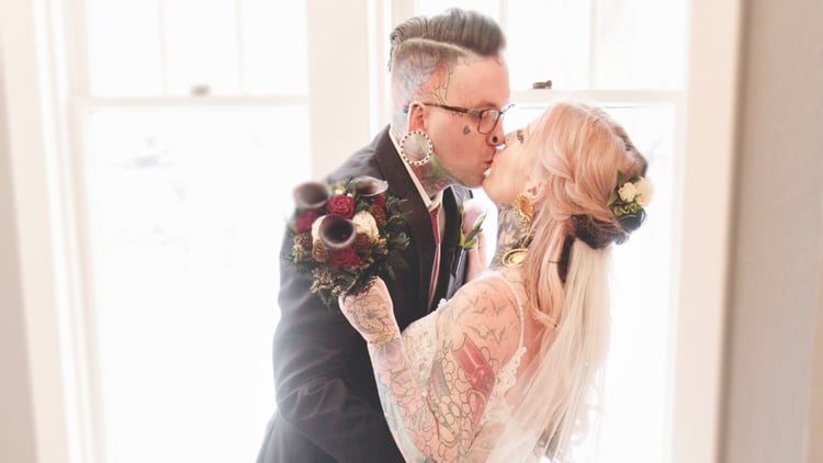 Beautiful Alternative Wedding Style at Boulder Creek, CO