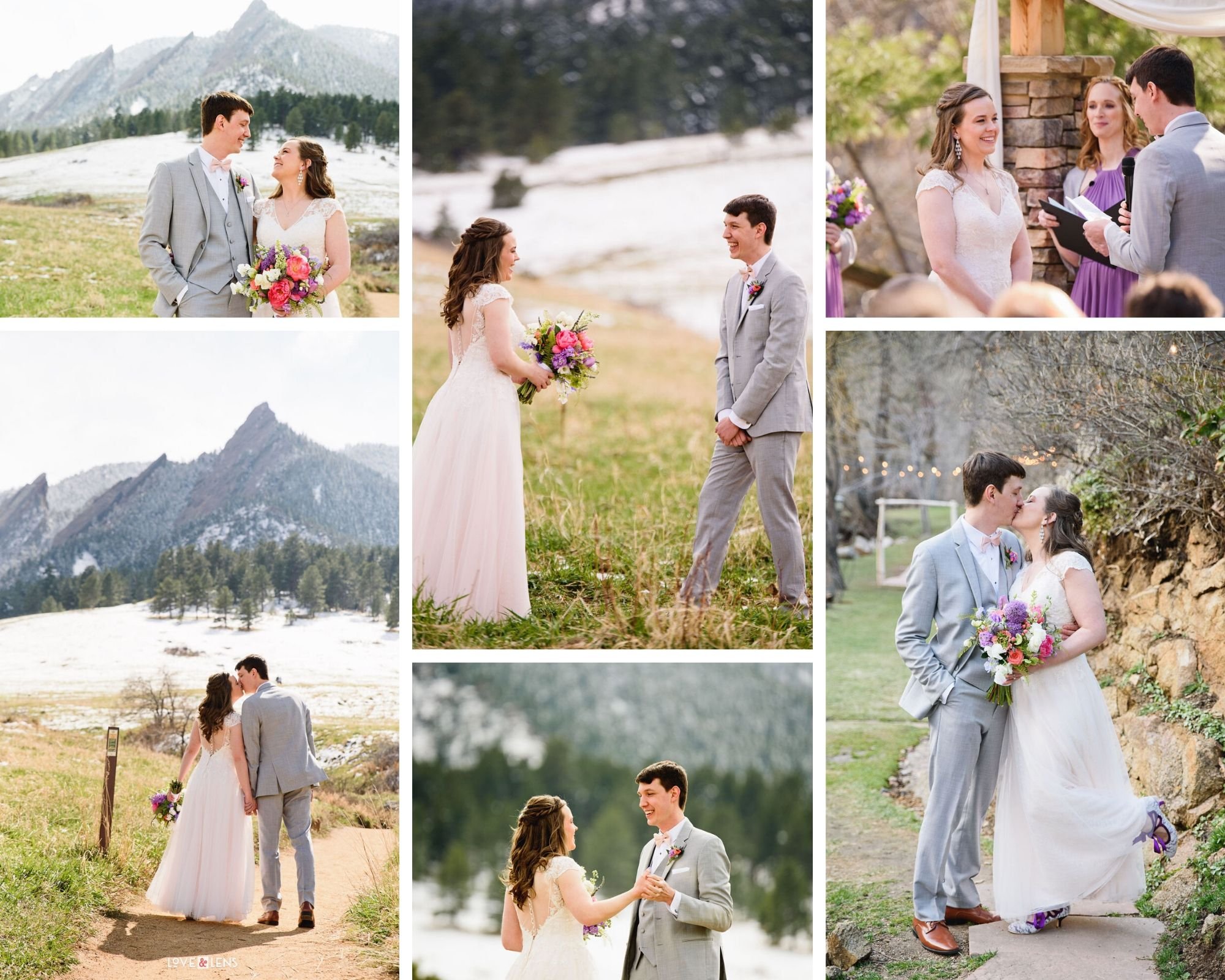 Mountainside Winter Wedding in Colorado