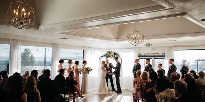 Elegant Bohemian Winter Wedding at Brittany Hill