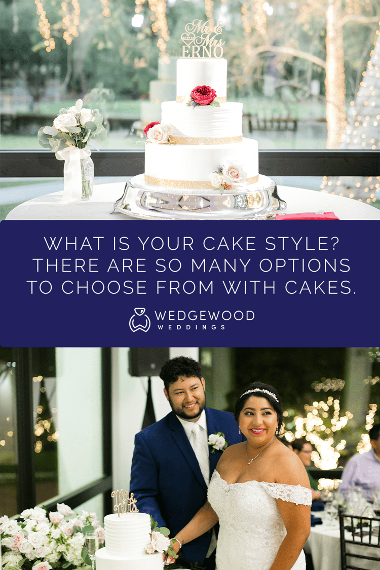 Glamorous + Gorgeous Cake-Inspiration! Just like so many elements of weddings these days, wedding cakes are a chance to inject a little fun and personality into your day. But likewise, that makes it harder to decide which wedding cake style is the one for you.