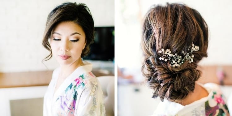 A bride gets ready at Stonetree Estate by Wedgewood Weddings