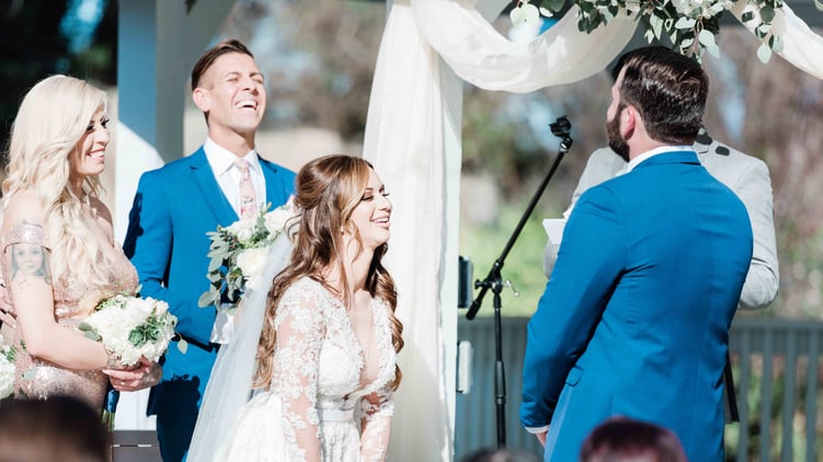 Outdoor Gazebo Wedding Ceremony in Menifee, CA