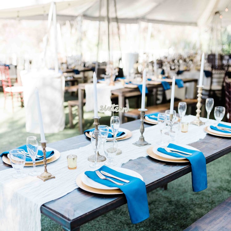 Elegant Outdoor Wedding Reception at The Orchard
