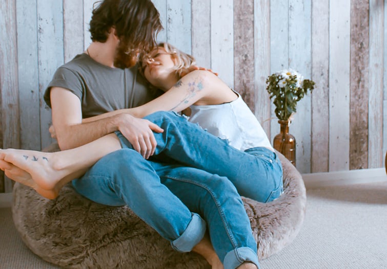 couple deeply in love