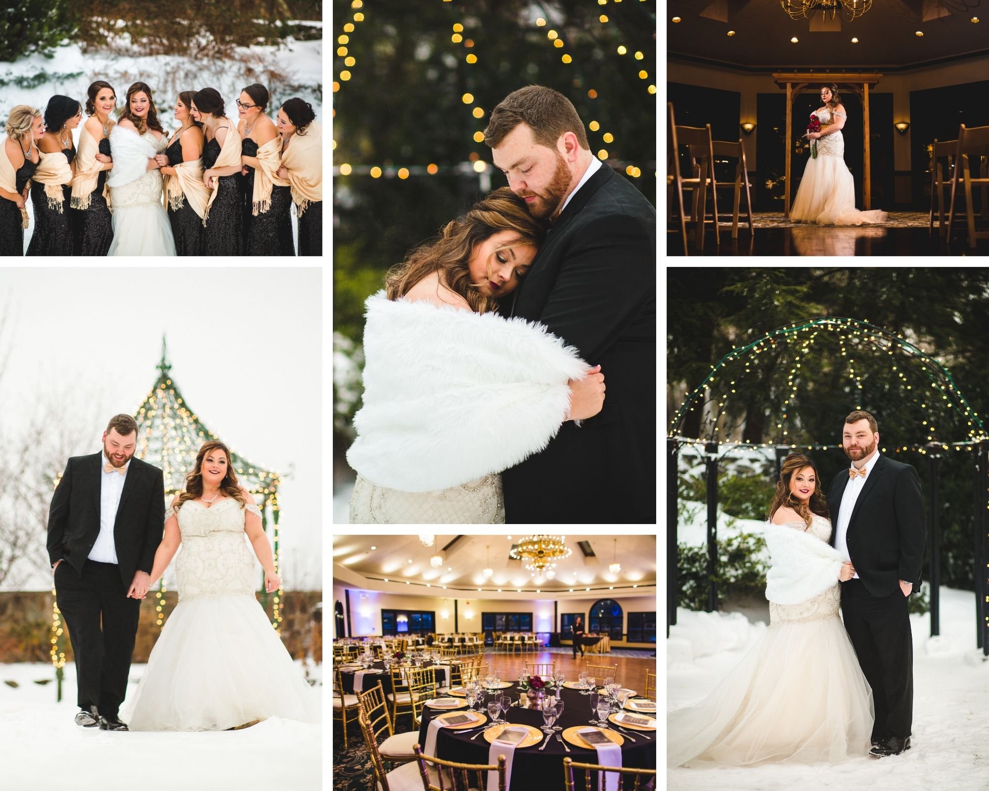 Glamorous Winter Wedding in New England