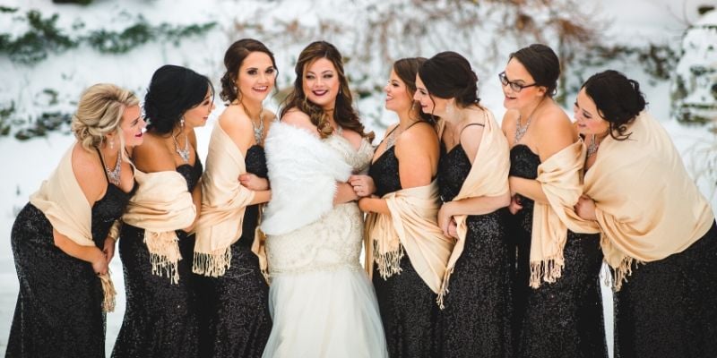Dramatic Elegance in the Snow at Granite Rose