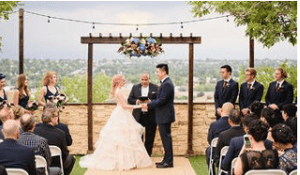 Mile-High Views of the Mile High City at This Eye-Catching Wedding Venue