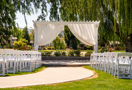 Renovated Ceremony Site - San Ramon, California - Wedgewood Weddings
