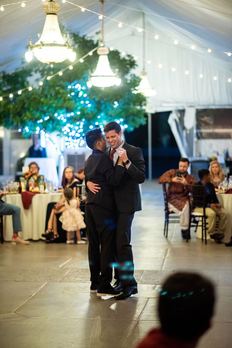 First Dance For Zach and Karthic, Jefferson Street Mansion by Wedgewood Weddings