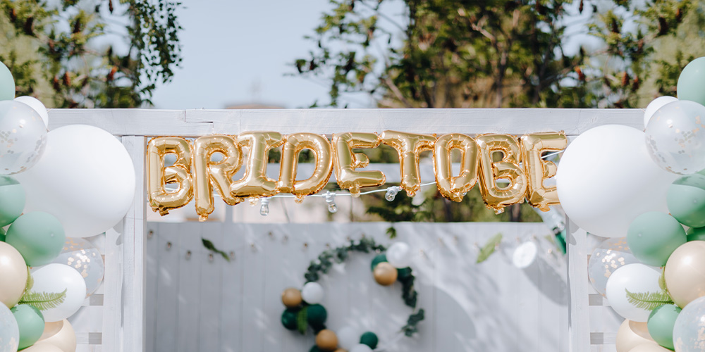 Bride to be decor for bridal shower