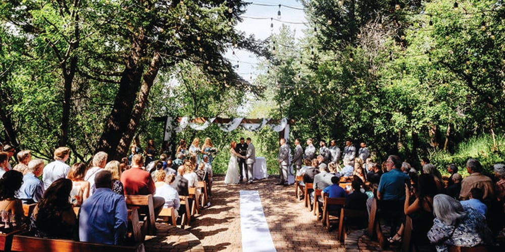 The Pines by Wedgewood Weddings, a charming wedding venue delightfully in tune with the lush forest that surrounds it.