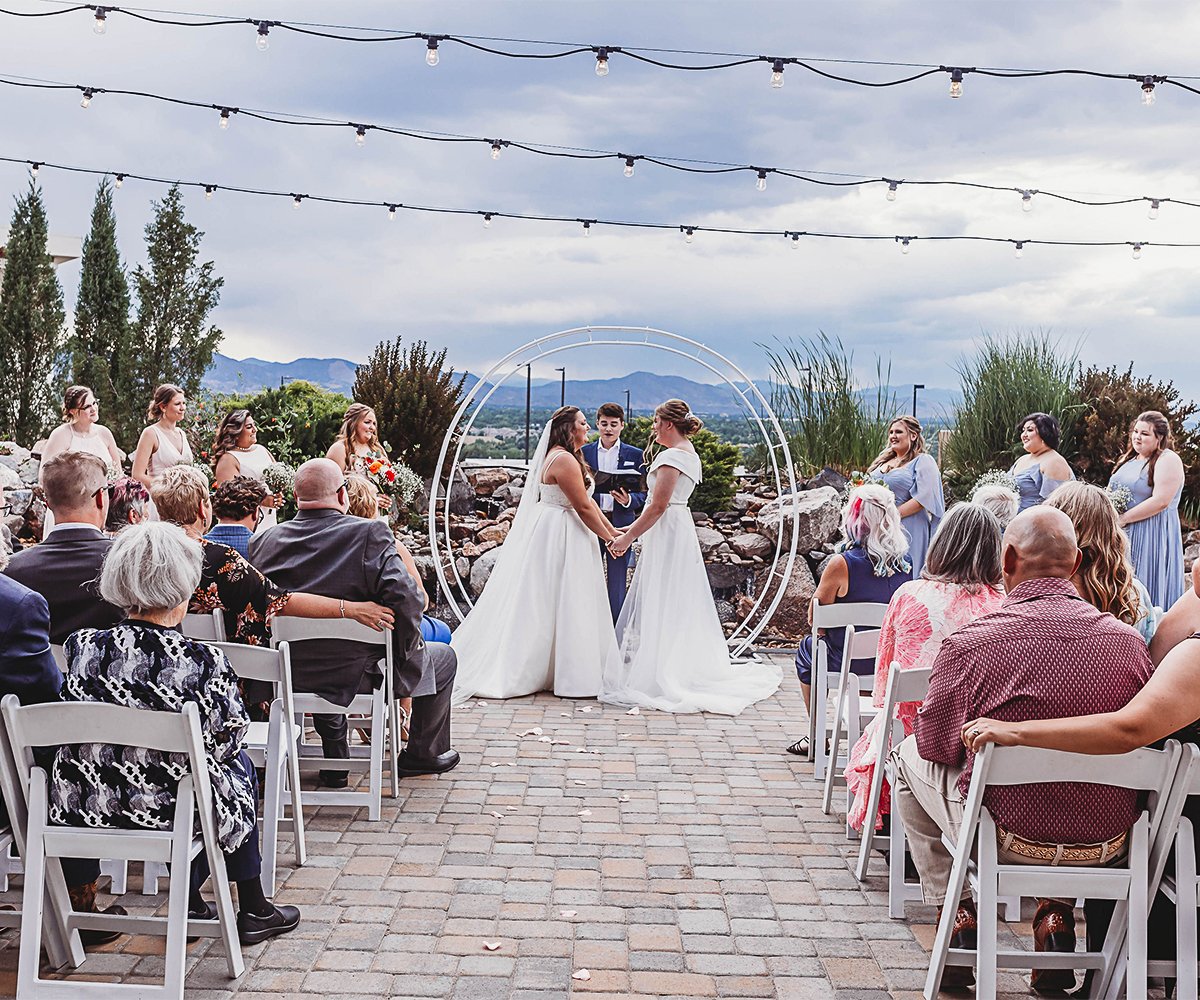 Brides during ceremony - Ashley Ridge by Wedgewood Weddings