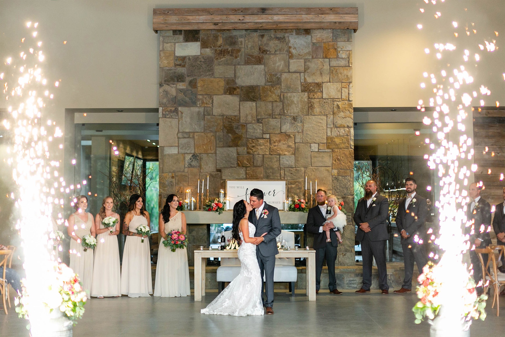 All weddings are beautiful in their own way - consider adding some flamboyant elements