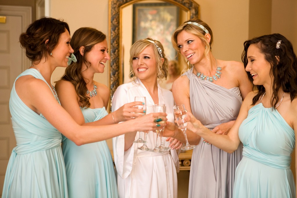 Bridal party at Sterling Hotel by Wedgewood Weddings