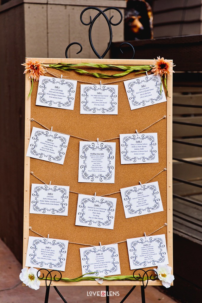 wedding table assignments
