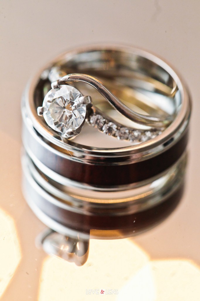 stunning wood wedding rings