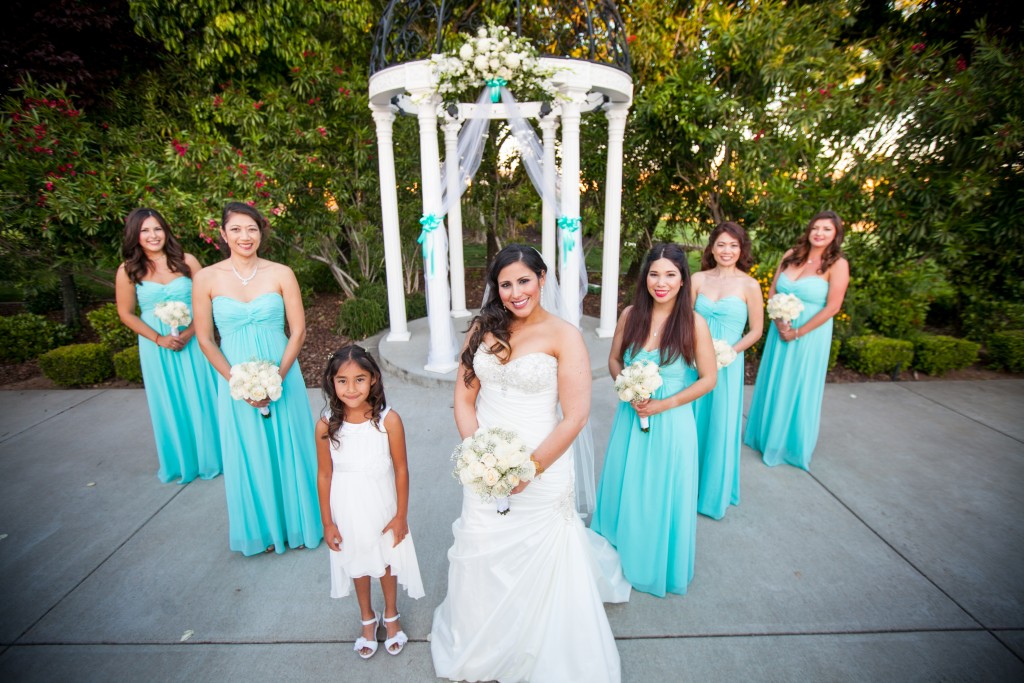blue wedding color scheme