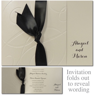 glamorous wedding invitations