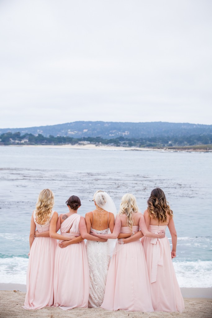 beach bridal party - Wedgewood Weddings