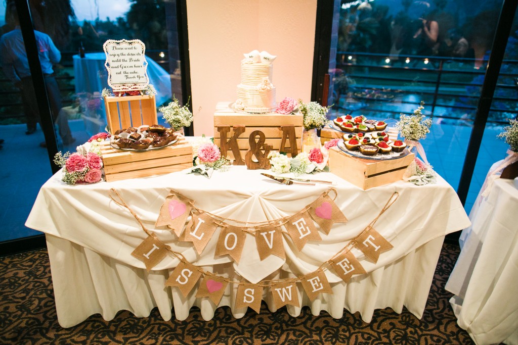 diy wedding dessert table