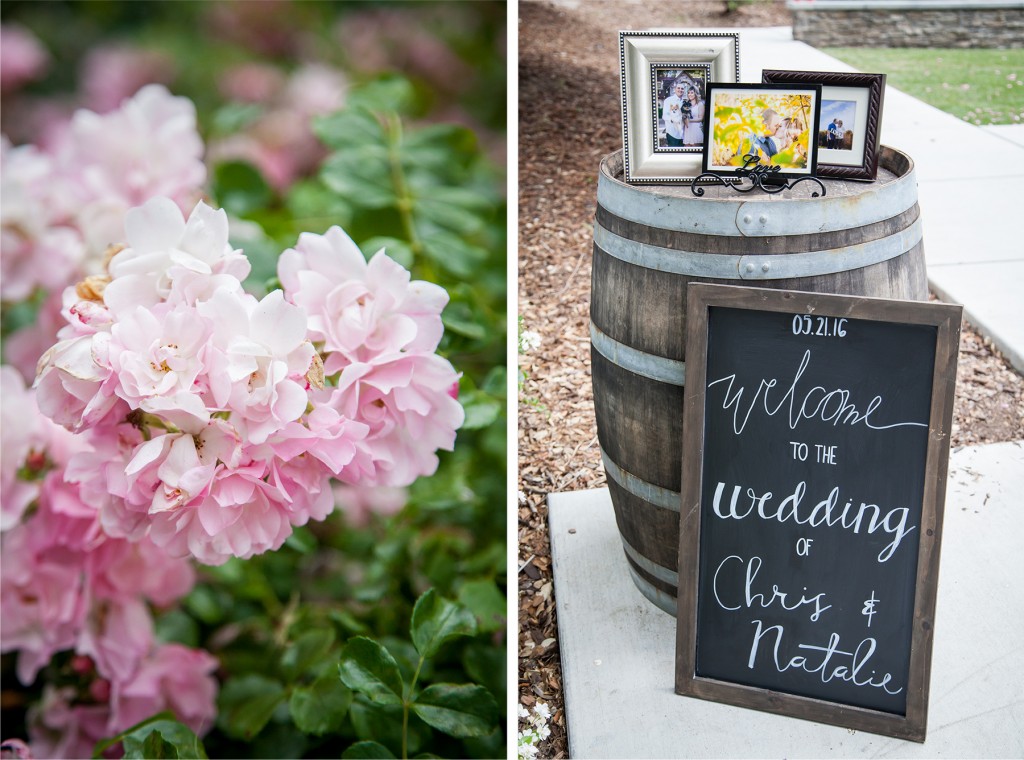 wine barrel wedding decorations at Wedgewood Weddings