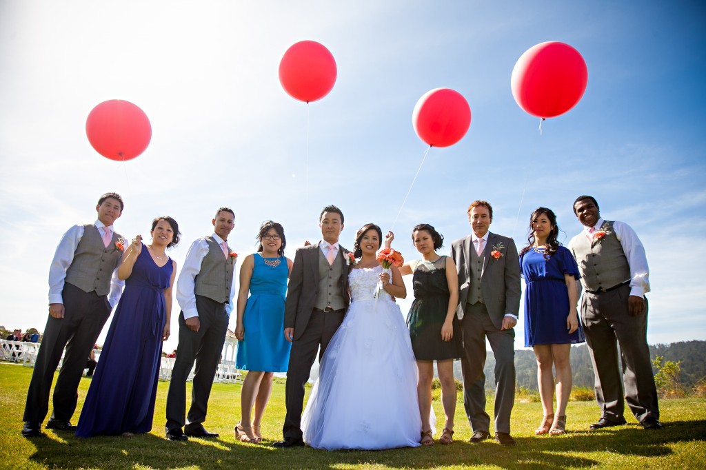 Wedgewood Wedddings wedding party balloons