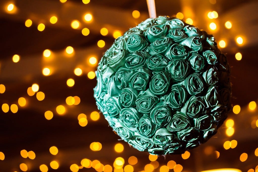 mint green wedding color scheme floral ball