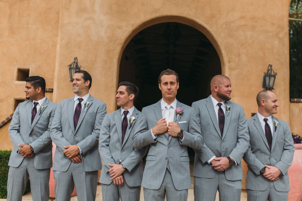 groom standing with groomsmen at The Retreat by Wedgewood Weddings